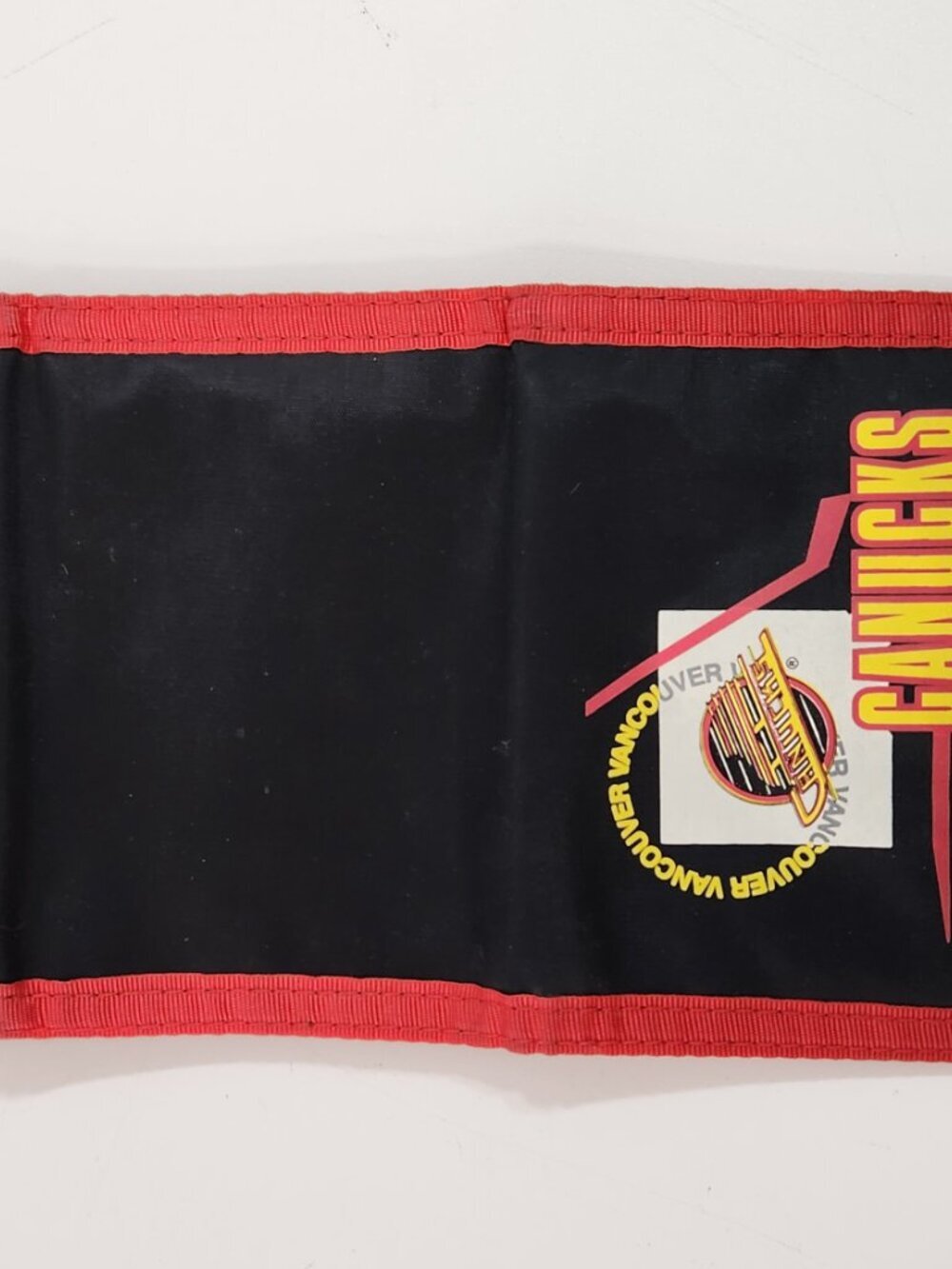 90s Vancouver Canucks Wallet Skate Logo Vintage NHL Hockey Official Merch - Picture 8 of 11